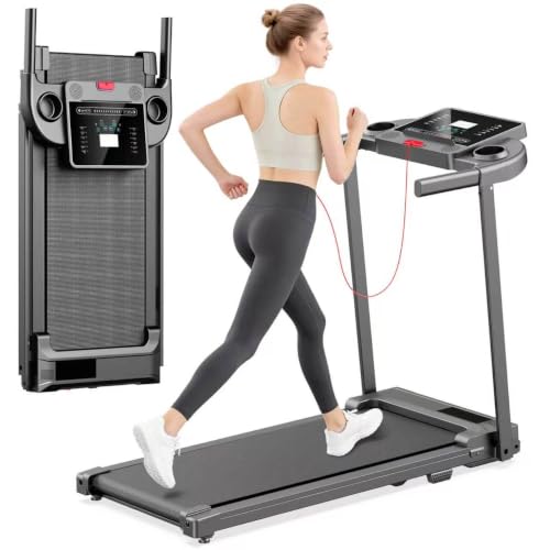 Pcrignbm Treadmills for Home Walking Pad Machine- Foldable Treadmill