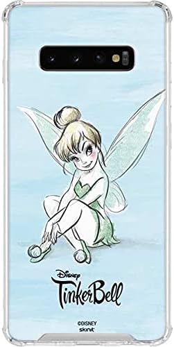 Skinit Clear Phone Case Compatible with Samsung Galaxy S10 Plus - Officially Licensed Disney Tinker Bell Believe in Fairies Design