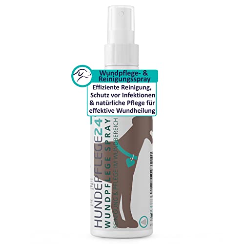Hundepflege24 Wundspray Hund 150ml - Wirksame Reinigung und Pflege von Wunden zur Unterstützung der natürlichen Wundheilung - Wunddesinfektion & Wundbehandlung mit Wundspray für Hunde & Katzen Cover