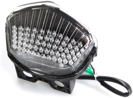Integrated Sequential LED Tail Lights Clear Lens for 2008-2012 Kawasaki Ninja 250R