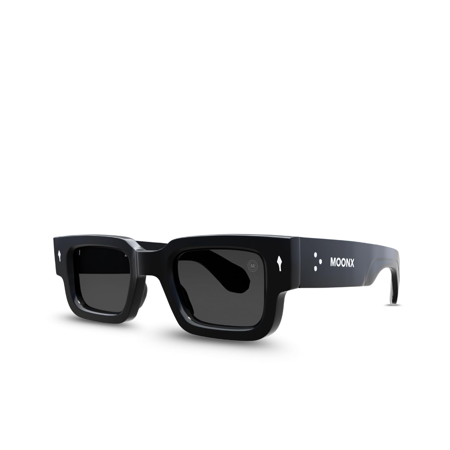 MOONX Atlas UV Protected Square Sunglasses for Men & Women | Black Frame | Black Lens | Stylish Unisex Eyewear for Driving, Travel & Casual outings MOONX Atlas UV Protected Square Sunglasses for Men & Women | Black Frame | Black Lens | Stylish Unisex Eyewear for Driving, Travel & Casual outings