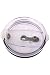 CocoStraw Straw Hole Flip LID for 30 oz Stainless Steel Vacuum Cups Ozark Trail Tumbler Rambler Brand Spill Proof Leak Free