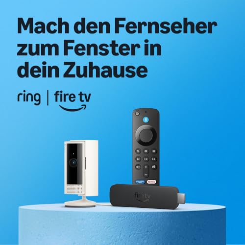 Amazon Fire TV Stick 4K + Ring Innenkamera (Indoor Camera 2. Gen.)