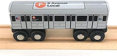 MUNI PALS MP01-110F Wooden Subway F Train NYC MTA Sixth Avenue Local R160 Car