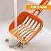 DIYOHFE 4 Pack Cat Litter Scoop,Litter Sifter Scoop with Hollow Grid for Tofu Cat Litter and Clay Litter, Easy Sifting,ABS Plastic Litter Scoop