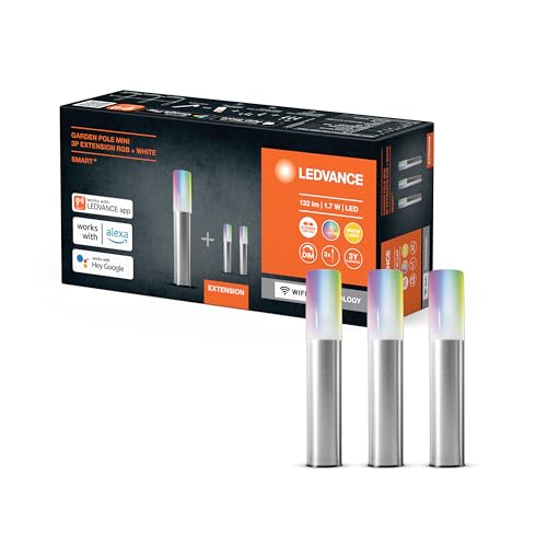Mini poteaux de jardin LED connectés LEDVANCE SMART+ WiFi RVB