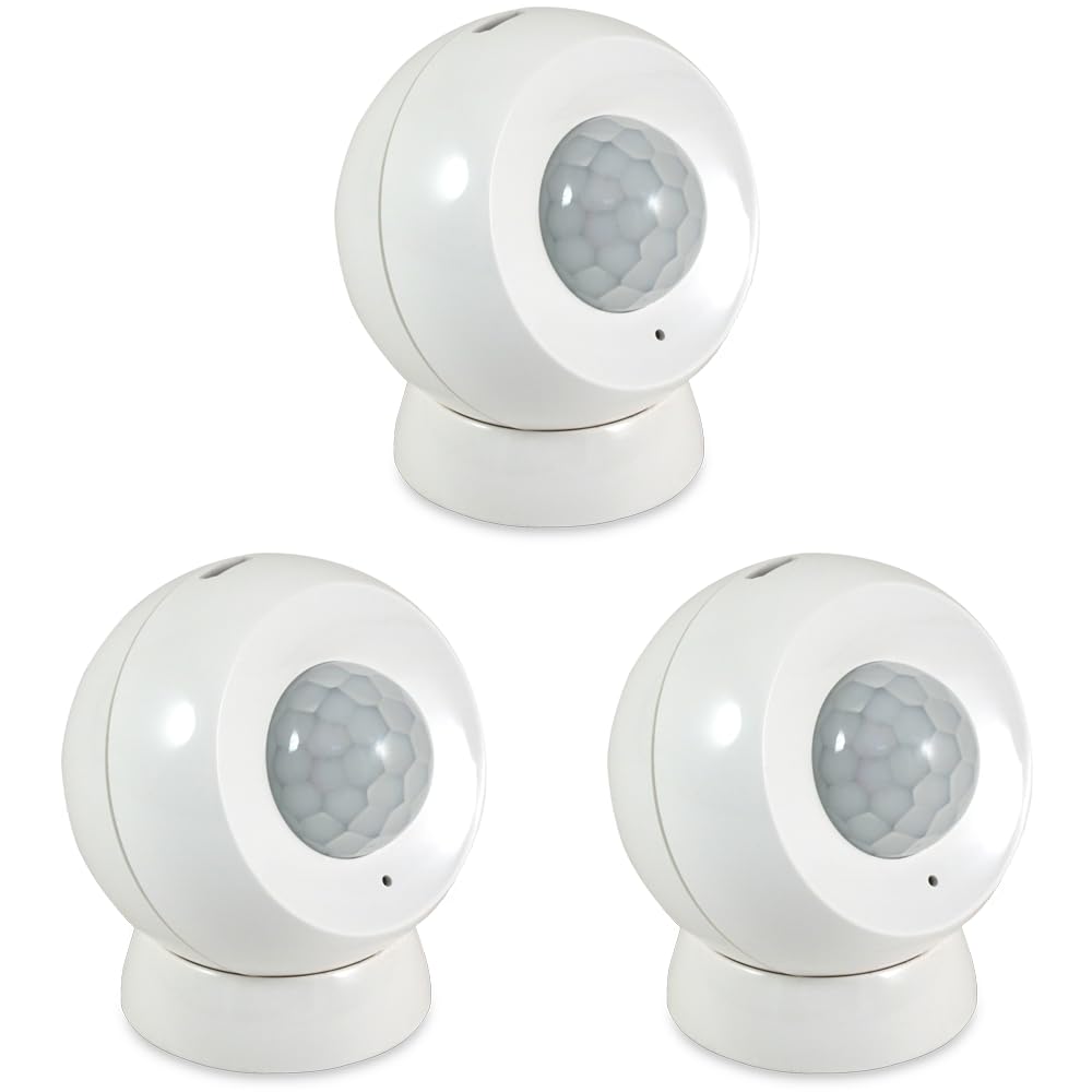 HomeSeer Sensore di movimento MS100 G8, serie 800 Z-Wave, Smart Home compatibile con HomeSeer, Home Assistant e altri hub Z-Wave (confezione da 3)