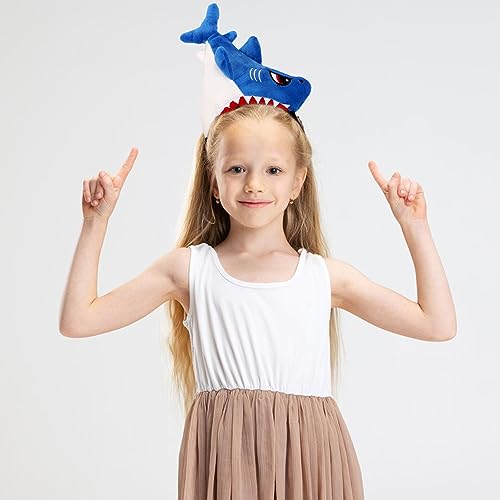 Baoplaykids Shark Headband, Animal Cosplay Costume Headbands For Halloween Christmas Festival Theme Party thumb #1