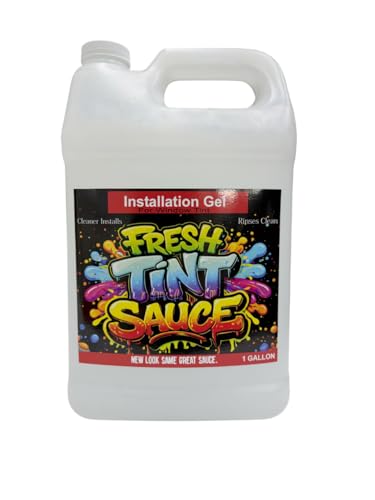 Fresh Tint Sauce - Window Film Installation Gel - Helps get Better installs - One Gallon