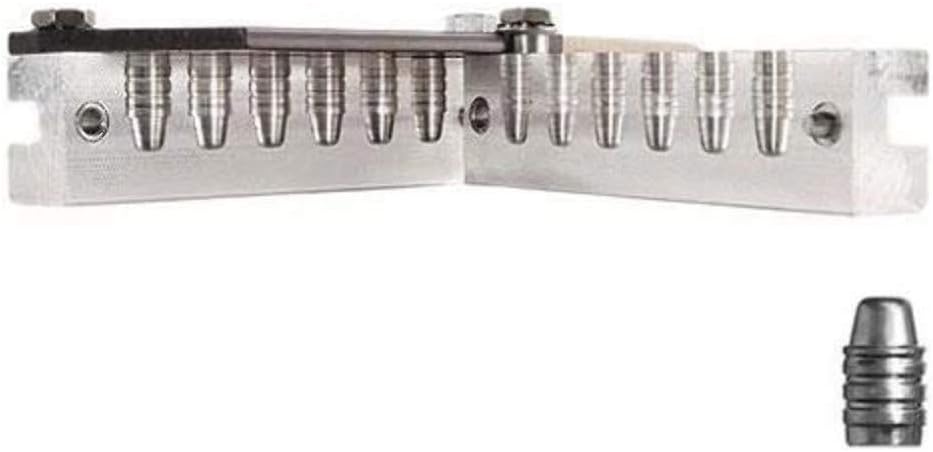 Lee Precision Reloading 6 Cav C225-55-RF Lee Precision 6 Cavity Mold .225 Diameter 55 Grain-RF, Silver, Small