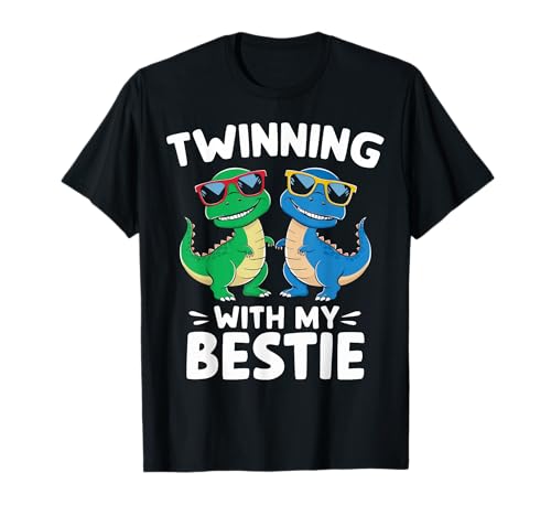 Twinning with My Bestie, Friends Spirit Week Boys Kids Day T-Shirt