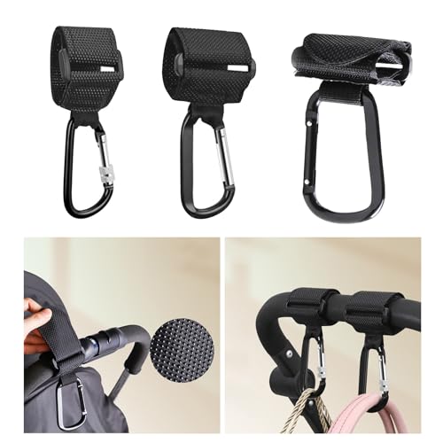Versatile Carabiner Hook Strollers Hook with High Load Capacity Multifunctional Hook for Shopping & Outdoor Activity