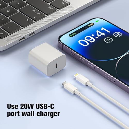 Image of Type- C to Lightning Fast Charger Original Cable USB C Power Delivery Charging Cord Compatible for iPhone 8 /10 /11 /12 /13 /14 Series /iPad 20 W PD Charger|6 Months Warranty