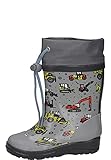  Beck Jungen Baustelle Gummistiefel, Grau (Grau 24), 28 EU