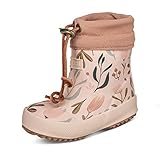 bisgaard Unisex Kinder Thermo Baby Rain Boot, Rose Flower, 25 EU