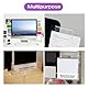 Ruzister 2 Stück Büro-Schreibtisch-Zubehör, Monitor, Memoboard, Computer-Nachrichtentafel, Bürobedarf für Damen/Herren, Computer-Haftnotizenhalter mit Telefon Halter