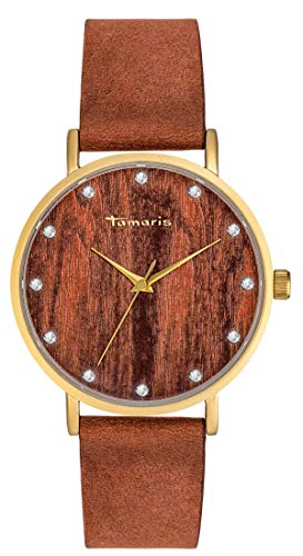 Preisvergleich Produktbild Tamaris Alva Damenuhr Armbanduhr Holz braun