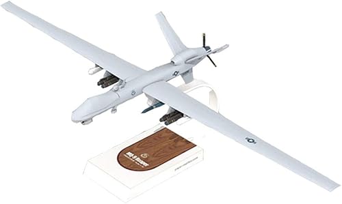 Miniatura 3 de Lllunimon 132 MQ-9 Reaper Reconocimiento Aviones Drone Modelo Kit DIY Modelo de Papel Conjunto de Construcción Hecho a Mano Colección Militar