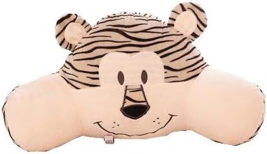 Mltao Cartoon Animal Tiger Lumbar Pillow, Lumbar Cushion,Back Support Pillow,Sofa Chair Cushion, Cute Cozy Standard Pillows for Bed, Sofa,Car, Back Supporting Pillow (002 Tiger)