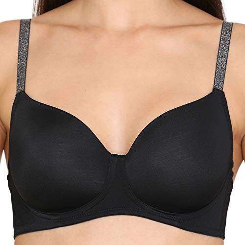 Image of Zivame Women's Nylon Padded Wire Free T-Shirt Bra