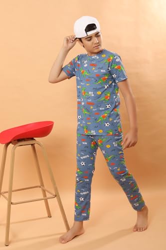 Image of Ninos Dreams Boys Cotton Coord Set /Boys Night Suit /Boys Loungewear /Boys Night Dress