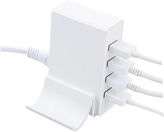 Abaodam 1Pc C Carregador De Parede Carregador De Telefone Móvel Placa Carregador Carregador USB Rack Porta De Carregamento Do Telefone Docking Station Carregador Multi-Portas Carregador