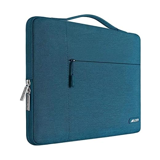 MOSISO Funda Blanda Compatible con MacBook Air 11,11,6-12,3 Pulgadas, Acer Chromebook R11/HP Stream/Samsung/ASUS/Surface Pro 8/X/7/6/5/4/3,Maletín Protectora Multifuncional Bolso,Trullo Profundo