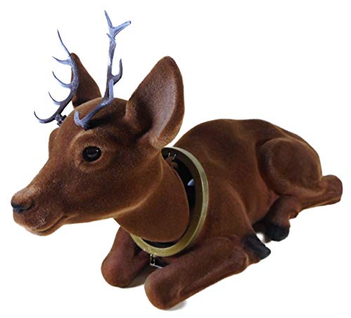 Wackelkopf Hirsch 18 x 11 x 30 cm Hund Gartenzwerg Wackeltier PVC Deko GRS 99a Cover