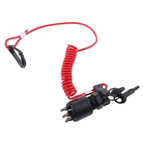 Interruttore Di Sicurezza Per Motore Fuoribordo - Cordino Di Arresto Emergenza