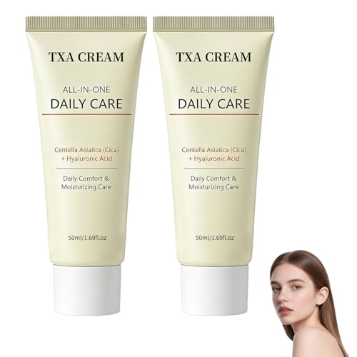 Txa Cream, Niacinamide & Glutathione for Hyperpigmentation & Dark Spot Corrector - Vegan Korean Skin Care Moisturizer Face Cream(2)