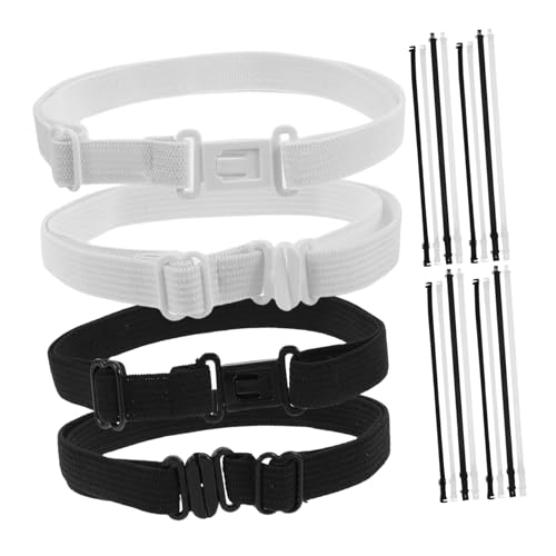 LIFKOME 20pcs Adjustable Bow Tie Straps Elastic Extender Bands for Boys Men Durable Neckwear Fitting for All Types of Bow Ties Uniforms Special Occasions