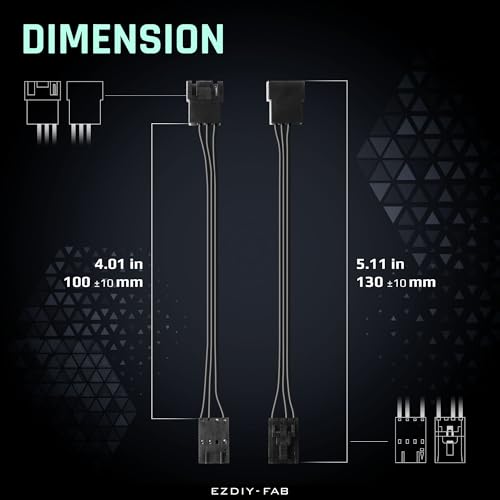 Cable RGB compatible con iCUE Commander CORE para conectar ventiladores NZXT 2