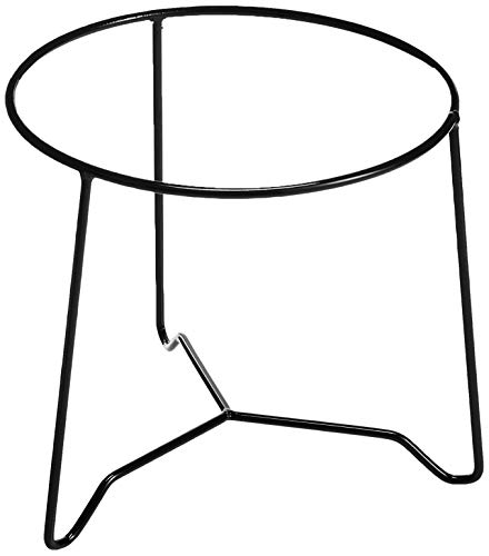 Suporte Moderno de Ferro Preto Para Vaso Alpe 30X32 Cm