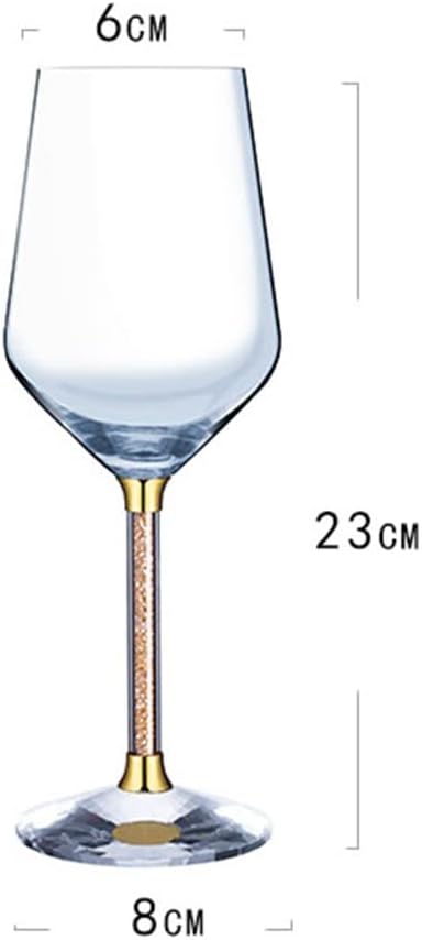 Home Crystal Wine Glass Goblet Decanter Large Size 6 Only Pack Set