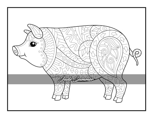 100 Animals: An Adult Coloring Book with Lions, Elephants, Owls, Horses, Dogs, Cats, and Many More! - Image 101