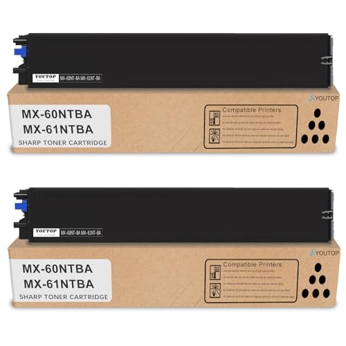 Cartouche toner MX-61NT compatible Sharp MX-2651 MX-3071 MX-3561 MX-4061