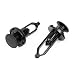 uxcell® 100pcs 9mm Hole Car Plastic Rivet Door Retainer Push Clip Black