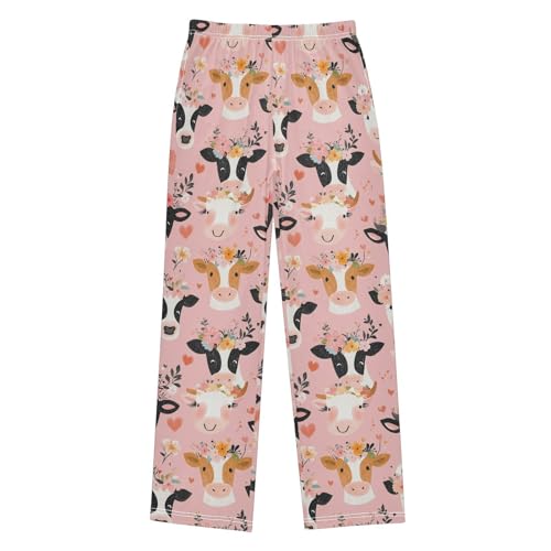Vdsrup Cow Faces Pajama Pants Pajama Bottoms Soft Sleep Pjs Lounge Pants S2