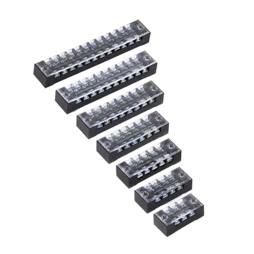 Bloc de jonction TB-1506 robuste et isolant, barrière de connexion double rangée 600V - 5