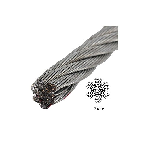 Cable galvanizado 1/8 de alta resistencia KingChain 504711 tipo avión 3