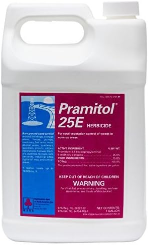 25e Herbicida tierra desnuda 1 galón Herbicida no selectivo Prometon 25% NO EN VENTA A: CA; DC; AK; HI