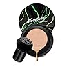 Mushroom Head Air Cushion CC Cream, Natural Moisturizing Highlighting Matte Oil Control Concealer Facial Blemish Concealer Foundation BB Cream for Women Girls (Natural)