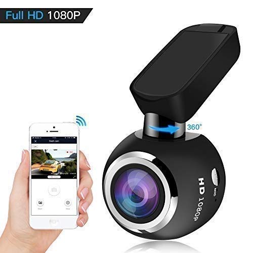 Kamera samochodowa, wideorejestrator samochodowy Full HD 1080P WiFi kamera samochodowa 1,54 "LCD 170 stopni bardzo szeroki kąt widzenia Rejestrator jazdy samochodowej, czujnik G, WDR, nagrywanie w pę