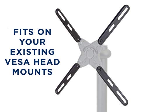 Mount-It! Vesa Mount Adapter Kit | Tv Wall Mount Bracket Adapter Converts 200X200 Mm Patterns To 400X200 And 400X400 Mm | Fits Most 32 Inch To 55 Inch Tvs | Hardware Included #TOP1