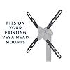Mount-It! VESA Mount Adapter Kit | TV Wall Mount Bracket Adapter Converts 200x200 mm Patterns to 400x200 and 400x400 mm | Fits Most 32 Inch to 55 Inch TVs | Hardware Included