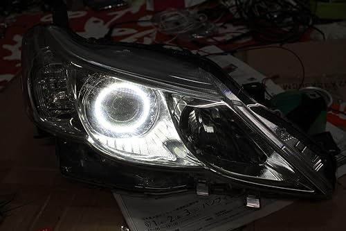 130系マークXワンオフイカリング マークX 130系前期 ヘッドライト イカリング ワンオフ