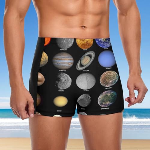 Swimming trunks boxer de bain homme short élastique avec cordon - 4