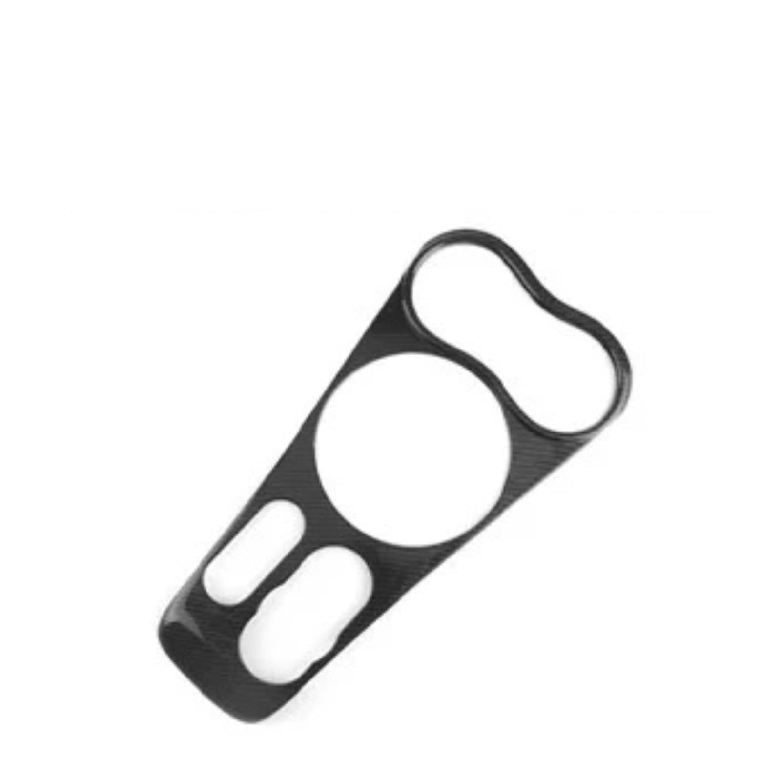 for Mini for Cooper for F60 for Countryman Car Center Console Gear Shift Panel Frame Cover Sticker Interior Decoration Universal Interior Accessories(Carbon-Fiber-Black)