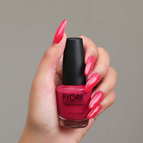 Image of 15ML Quick Dry Long Lasting Smooth Finish Nail Polish (Pink Romance)