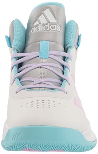 Adidas Cross Em Up 5 Basketball Shoe, Dash Grey/Bliss Lilac/Grey (Wide), 5.5 Us Unisex Big_Kid #TOP1